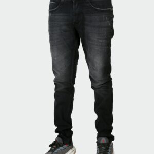 Black Slim Fit Cotton Pant - Crofield